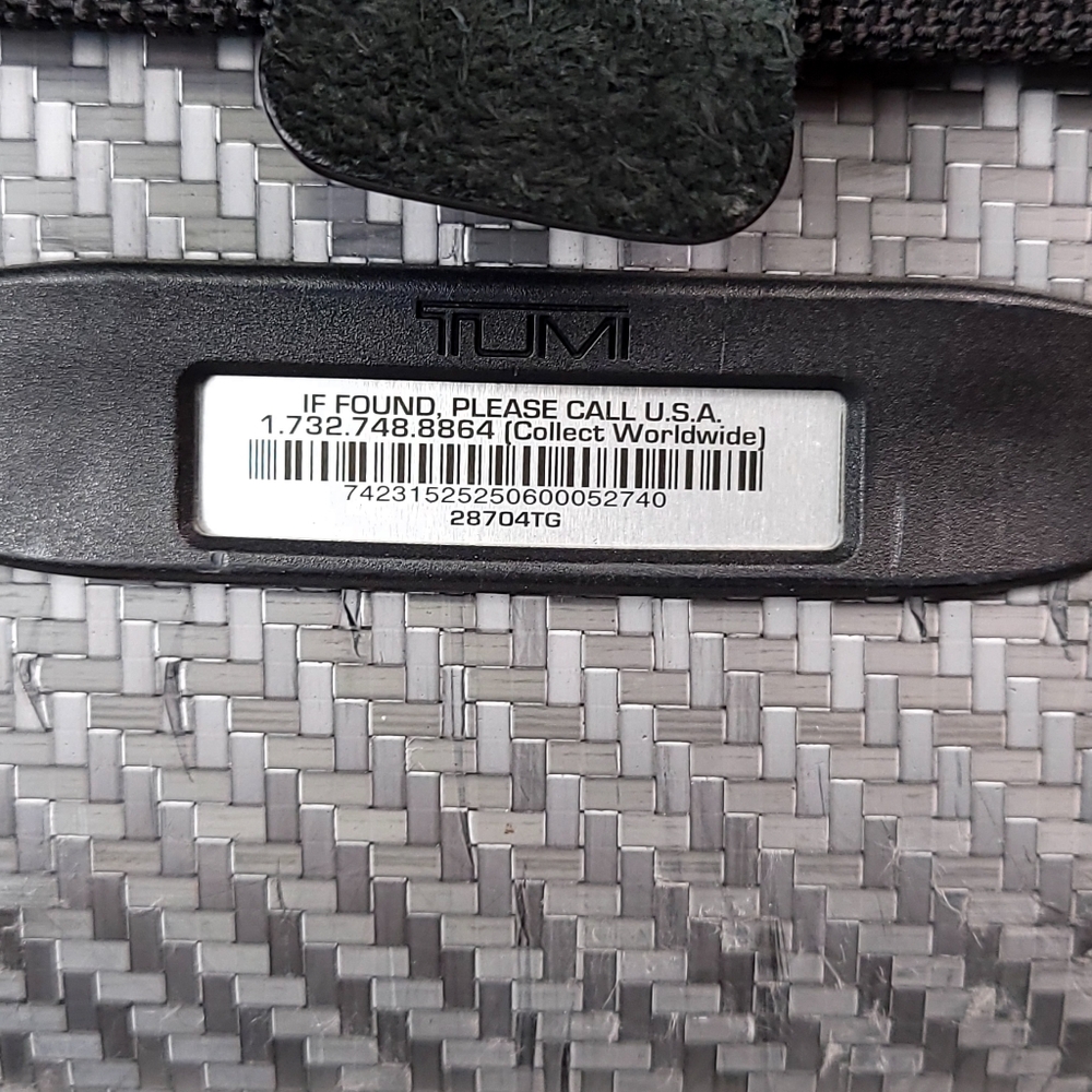 Tumi Graphite and Black Carry-On Luggage - Picture 5 of 16